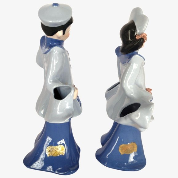 Vintage MCM Florence California Pastel Asian Pair - Picture 2 of 5